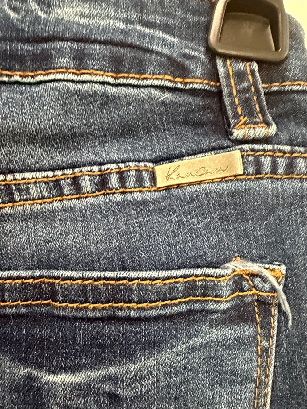 KanCan Dark Blue Flare Jeans - Picture 7 of 9